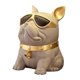 thumbnail image 4 of Caja de pañuelos para perros, cajas de almacenamiento para perros, decoración del hogar, escultura de perro de resina de mesa moderna para tocador, Marrón perfecl Estuche de pañuelos de animales, 4 of 8