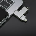thumbnail image 7 of Flash Drive for iPhone, with Lanyard，KEXIN 128GB USB 3.0 IOS Memory Stick for iPhone / iPad / Android / Computer, 3-in-1, White, 7 of 7