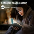 thumbnail image 5 of Gnmfd USB Rechargeable Clip-On Book Reading Light LED Eye-Caring Lamp with 3 Color Modes 5 Brightness Levels Timer for Bedtime Reading Study Work for Book Lovers Lights for Room, 5 of 9