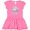 Raspberry with Polka Dots, variant on Inktastic My Great Aunt Loves Me Cute Elephants Clouds Moon and Stars Gift Baby Girl Dress