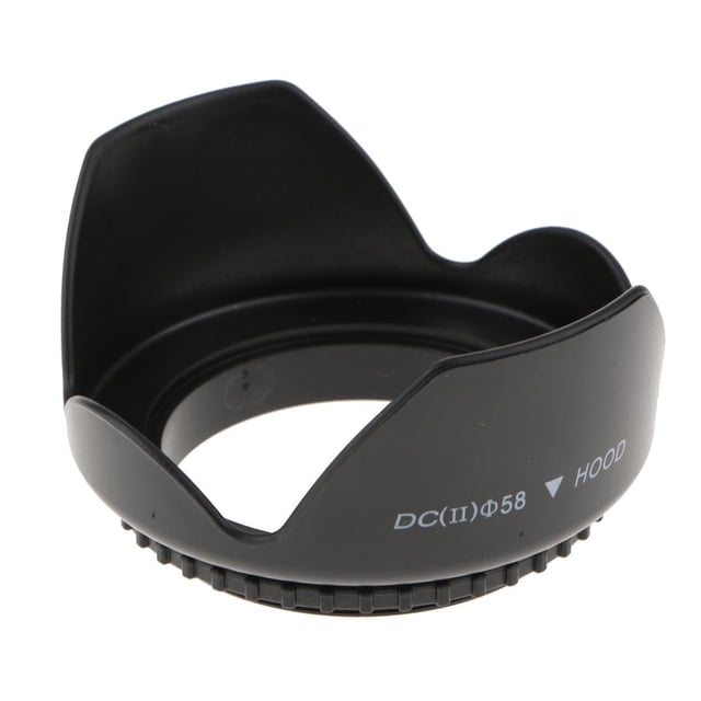 Capilla De Lente Con Forma De Pétalo De Corona De Tulipán Reversible De 58 Mm Que Brinda Protección Contra La Luz Subacuática. Deslumbrante. Sunnimix Campana de lentes de flores