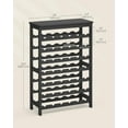 thumbnail image 4 of YYEAN 42-Bottle Wine Rack Free Standing Floor, 7-Tier Display Wine Storage Shelves with Table Top, Bamboo Wobble-Free Bottle Holder for Kitchen Bar Dining Room Living Room-Ink Black, 4 of 8