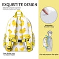 thumbnail image 5 of Back to school chicken backpack, roomy backpack with colorful hen and egg designs, perfect for school, 5 of 6