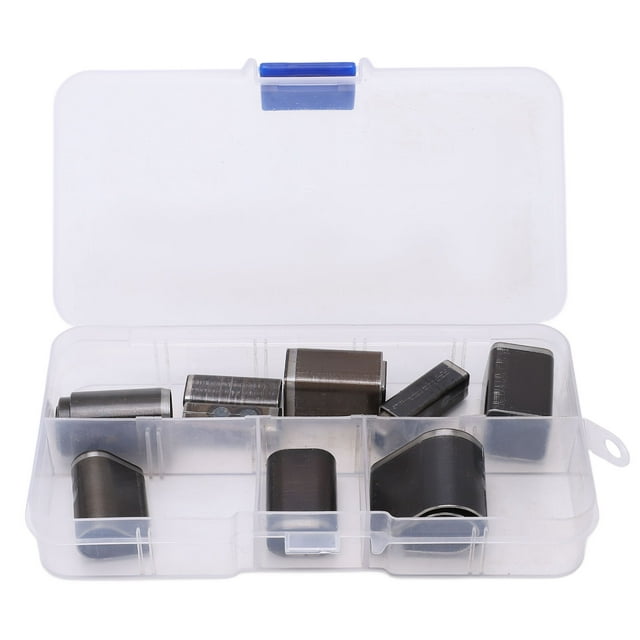 Leather Craft Set DIY, 16 Shape Style One Hole Hollow Punch Cutter Set Incisive Cutting 16 Shapes With A Transparent Box For phone For Leather Belt For DIY