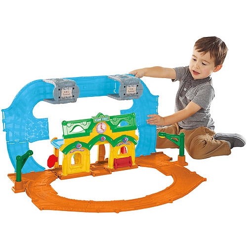 sesame street train set