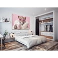 thumbnail image 5 of Mudket Disco Ball Pink Leopard Canvas Wall Art, Trendy Beautiful Party Print with Tropical Jungle Design, Waterproof Framed Art for Living Room, Ready to Hang - 12"L x 8"W, 5 of 8