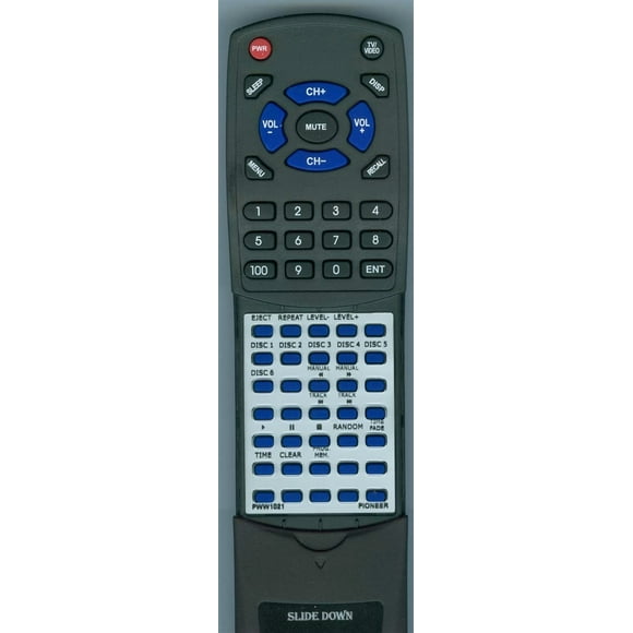 Replacement Remote for Pioneer PWW1021, CU-PD015, PDM90X, PDM70, PDM500