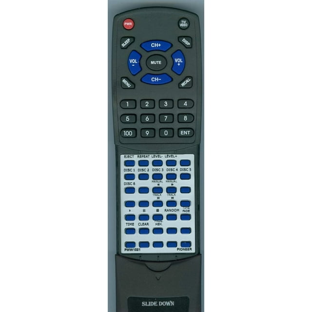 Replacement Remote for Pioneer PWW1021, CU-PD015, PDM90X, PDM70, PDM500