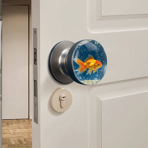 Perilla de puerta de cristal con base de latón macizo, cristal sin plomo, hecha a mano para puertas interiores, armarios, armarios, fácil instalación, preparación estándar de puerta, luz reflectante.