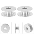 thumbnail image 4 of Thread Bobbin,100pcs Aluminum Bobbins Empty Sewing Machine Parts Bobbin Optimal Efficiency, 4 of 11