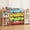 Colorful, variant on Yecaye Toy Storage Organizer Bookshelf, Stuffed Animal Storage with 12 Bins, White, 57.5 in L x 31.5 in W x 13 in H