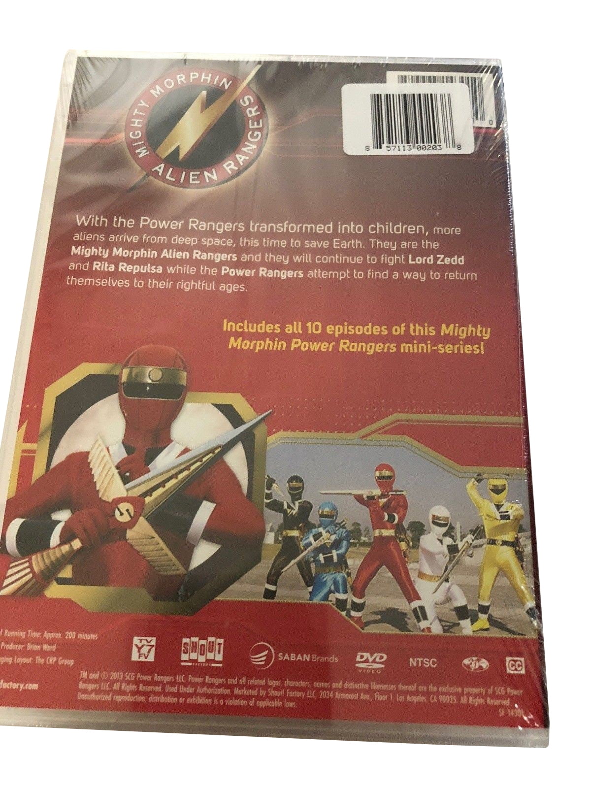 Mighty Morphin Alien Rangers (DVD), Shout Factory, Action