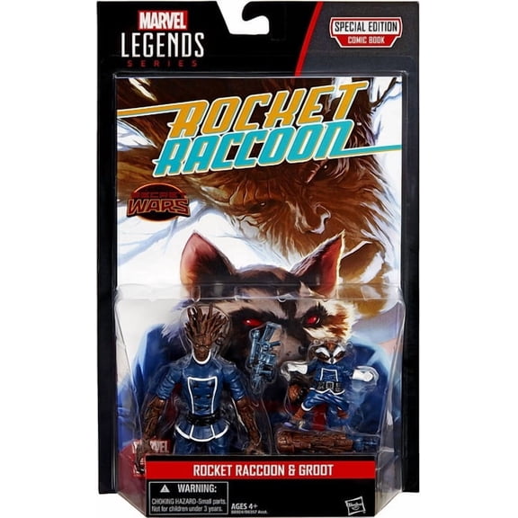 Marvel Legends Comic Book Series - Rocket Raccoon & Groot 2-Pack Actin Figures by Hasbro