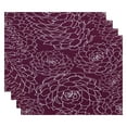 thumbnail image 4 of Simply Daisy 18" x 14" Olena Floral Print Placemat (Set of 4), 4 of 5