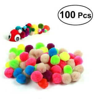 HEHALI 1000pcs Multicolor Pom Pom Balls, Assorted Sizes & Colors Pompoms  for Arts and Craft Making Decorations