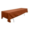 thumbnail image 2 of Ultimate Textile Modern Damask Kenya 60 x 108-Inch Rectangular Tablecloth Sienna Burnt Orange, 2 of 4