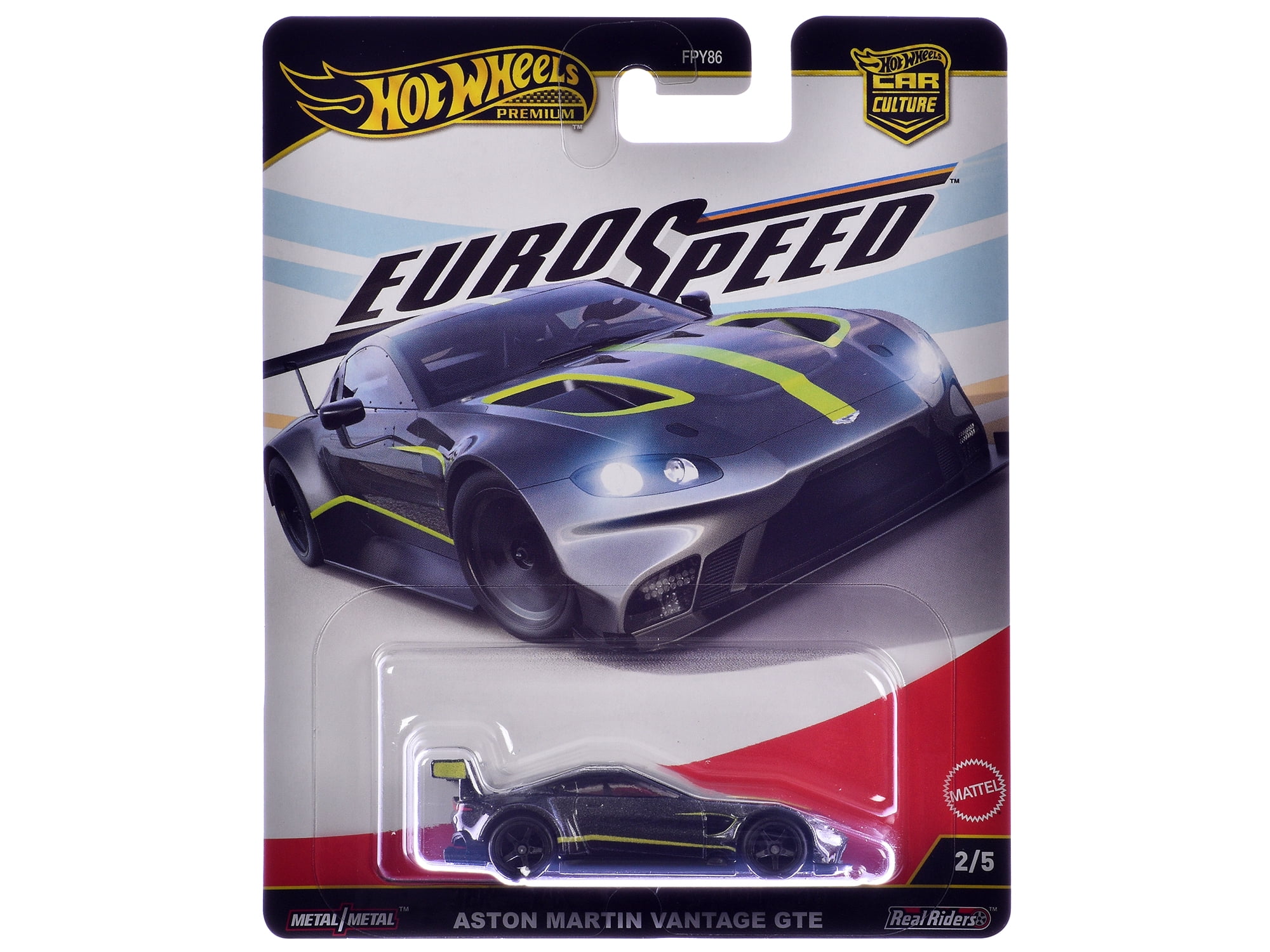 Hot Wheels Car Culture Euro Speed 5 Piece Diecast Model Set