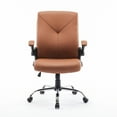 thumbnail image 2 of VERSA II Office Desk Chair, Customer Rolling Seat, Adjustable Height Lift Armrest, Conference Room, Reception, Waiting Area Chair, Cappuccino, 2 of 7