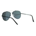 thumbnail image 4 of SA106 Gold Mirrored Flat Lens Black Metal Frame Oversize Aviator Sunglasses, 4 of 4