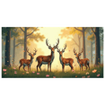 thumbnail image 6 of Deer Forest Scene Backdrop for Birthday Celebration Background Banner Photography Party Supplies Decorations Wedding Event Props Holiday, 6 of 7