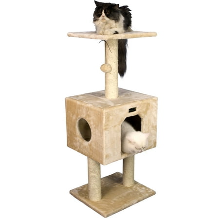 UPC: 0815481010000 | Armarkat real wood Classic Cat Tree Model A4201  42 inch Beige
