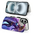 thumbnail image 4 of Compatible with iPhone 11 12 13 mini 14 15 16 Pro Max Plus Wallet Case with Card Holder, PU Leather Kickstand Card Slots Case ( Woman Magic, iPhone 11 Pro Max), 4 of 7