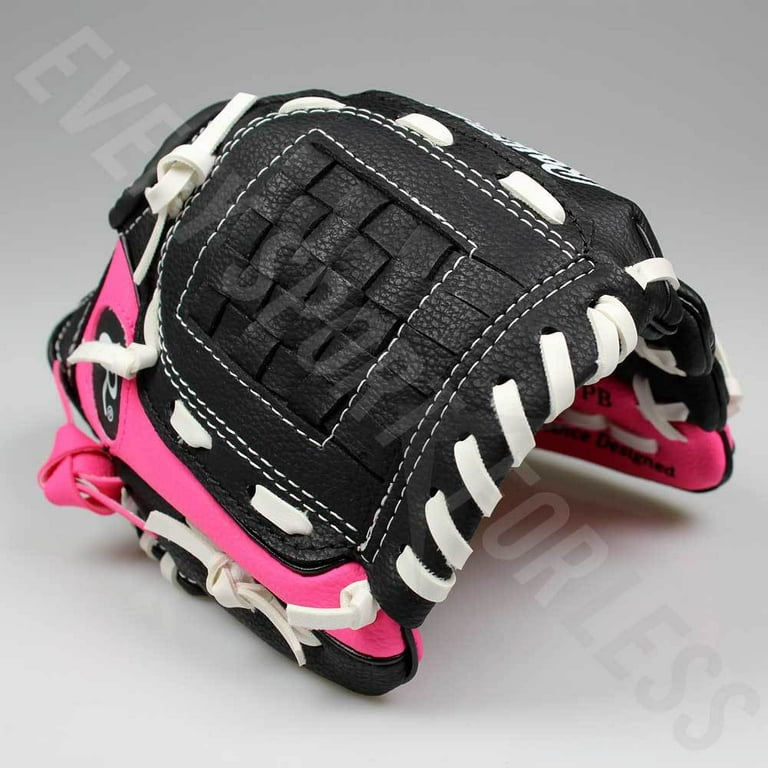 Rawlings | Gant de baseball Remix T-Ball et pour jeunes | Pour lancer à droite | 22,9 cm | Rose