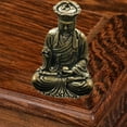 thumbnail image 4 of Bronze Figurine Classical Artistic Casting Stable Small Antique Buddha Sculpture Bookshelf Decoration Couple, 4 of 8