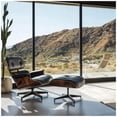 thumbnail image 2 of Fauteuil East Lounge II et pouf en noir, 2 of 3