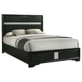 thumbnail image 3 of Miranda 54-inch Upholstered Queen Panel Bed Black, 3 of 10