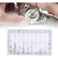 thumbnail image 4 of Veeki Watch Crown O Ring,200pcs 304 Stainless Steel Watch Crown O Ring Set, 20 Sizes, Wide Compatibility, Assorted Sizes, for Professional Repair Accessory-051603, 4 of 4