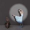 thumbnail image 5 of PINK FOREST Figuras de bailarina, estatua de bailarina de ballet, figura de escultura artística para su escritorio/estantería/mesa de comedor (azul), 5 of 5