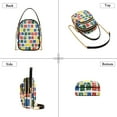 thumbnail image 3 of joogoo Women Watercolor Checkered Chain Crossbody Bags Shoulder Handbag Phone Purse, 3 of 5