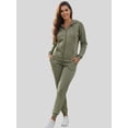 thumbnail image 2 of Set Pants y Sudadera Mujer Manga Larga Tallas Extras Oversize Traje Deportivo para Dama Traje De Jogging Chándal con Abrigo y Pantalón, 2 of 5