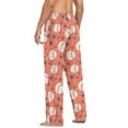 thumbnail image 7 of joogoo Men's Pajama Pants Baseballs with Stars Soft Long Sleep Lounge Pjs Bottoms S, 7 of 7