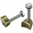 thumbnail image 1 of Pool Ladder Anchors, PW Perma-Socket Wedge Assy for Hanover Style Anchors-Bronze-with Bolt, Pool Ladder Parts Fits 3", 4" Sockets Bronze & Silver Bronze & Silver, 1 of 5