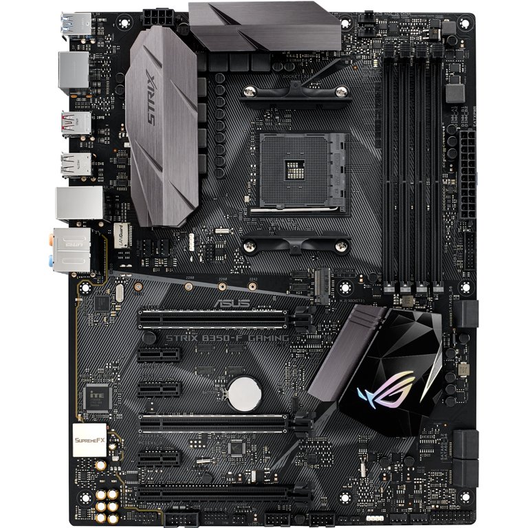 Asus ROG STRIX B350-F GAMING Desktop Motherboard, AMD B350 Chipset