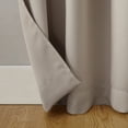 thumbnail image 4 of Sun Zero Nolan 2-pack Energy Saving Blackout Grommet Curtain Panel Pair, 40"W x 84"L, Stone, 4 of 5