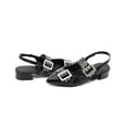 thumbnail image 3 of Flats Balerina Elegante Para Dama Oficina Charol Negro negro 24.5, 3 of 6