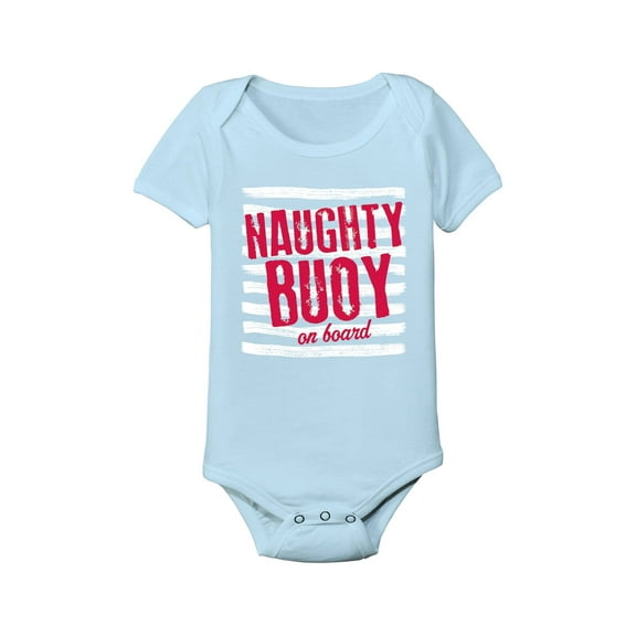 Instant Message - Naughty Buoy on Board - Infant One Piece