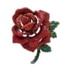 thumbnail image 5 of Broche del día de San Valentín con diamantes de imitación para mujer, broche romántico de Metal con solapa, flor rosa, Pin para cumpleaños, banquete,, 5 of 8