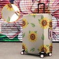 thumbnail image 4 of Yellow Sunflower Leaf Pattern Luggage Cover Fashion Suitcase Cover Baggage Covers Fit 25-28 Inch Luggage (Go Travel), 4 of 5