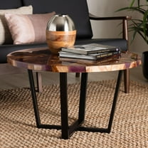 bali & pari Apio Boho Coffee Table, Natural Brown