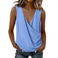 thumbnail image 4 of Fewfanhot Womens Spring Tops Halter Top 2026 Spring Tie Wrap V Neck Fitted Summer Tops Backless Fashion Clothes, 4 of 7