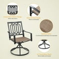 thumbnail image 4 of Sophia & William Outdoor Patio Swivel Dining Chair - Textilene - Set of 2, 4 of 6