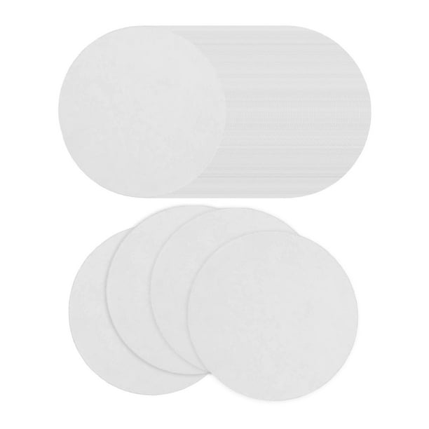 Eigraketly Papeles redondos Premium para horno microondas, 100 pack/lote, para papel de fibra cerámica de fusión rápida y precisa Joyas, gemas y relojes
