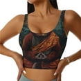 thumbnail image 1 of Fotbe Banana Leaf Meditating Gorilla Sujetador Deportivo Largo sin Aros para Mujer con Almohadillas y Soporte Medio, Transpirable y Absorbente, Camiseta Tipo Chaleco o Tank Top-Medium, 1 of 8