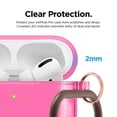 thumbnail image 4 of Funda Elago compatible con AirPods Pro, TPU transparente, rosa neón, 4 of 9