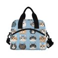 thumbnail image 6 of FORMRS Reusable Lunch Bag for Work School Leakproof Insulated Cooler with Adjustable Shoulder Strap, Vibrant Cute Cat, 6 of 6