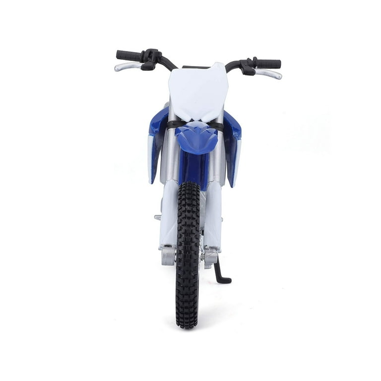 Yamaha YZ450F Blue and White 1/12 Diecast Motorcycle Model by